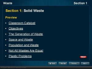 Waste Section 1 Solid Waste Preview Classroom Catalyst