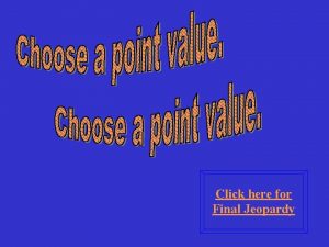 Click here for Final Jeopardy MultiStep Equations Word