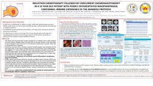 INDUCTION CHEMOTHERAPY FOLLOWED BY CONCURRENT CHEMORADIOTHERAPY IN A