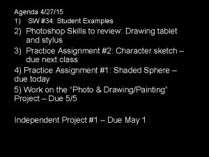 Agenda 42715 1 SW 34 Student Examples 2