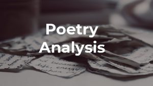 Poetry Analysis RSFMTW 2 3 Poetry Analysis Read