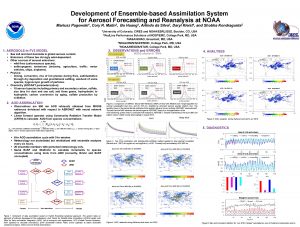 Development of Ensemblebased Assimilation System for Aerosol Forecasting