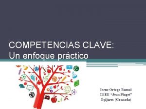 COMPETENCIAS CLAVE Un enfoque prctico Irene Ortega Ramal