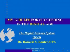 MY 12 RULES FOR SUCCEEDING IN THE DIGITAL