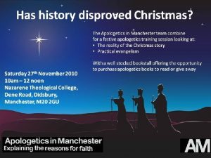 Has History Disproved Christmas Has History Disproved Christmas