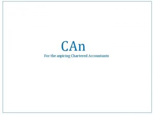 CAn For the aspiring Chartered Accountants COMPANIES ACT