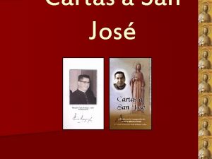 Cartas a San Jos En recuerdo de Monseor