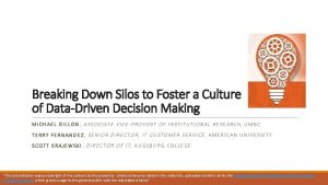 Breaking Down Silos to Foster a Culture of