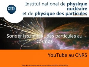 Institut national de physique nuclaire et de physique