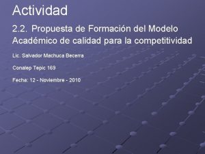 Actividad 2 2 Propuesta de Formacin del Modelo