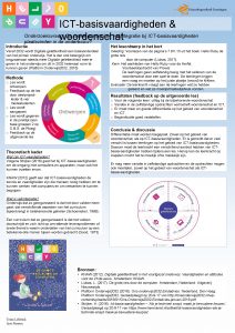 ICTbasisvaardigheden Onderzoeksvraag Op welke manier kan vakintegratie bij