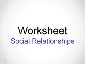 Worksheet Social Relationships Statement Algonquians Iroquois a They