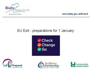 www blaby gov ukEUexit EU Exit preparations for