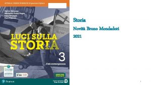 Storia Novit Bruno Mondadori 2021 La configurazione dellopera