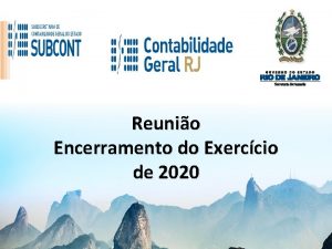 Reunio Encerramento do Exerccio de 2020 Pauta Parte