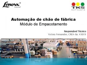 Automao de cho de fbrica Mdulo de Empacotamento