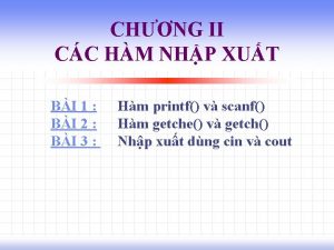 CHNG II CC HM NHP XUT BI 1