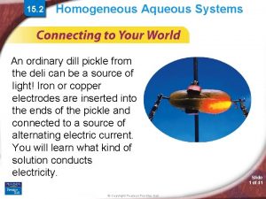 15 2 Homogeneous Aqueous Systems An ordinary dill