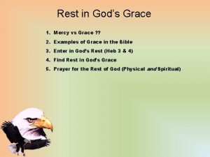 Rest in Gods Grace 1 Mercy vs Grace