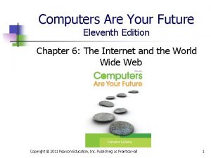Computers Are Your Future Eleventh Edition Chapter 6