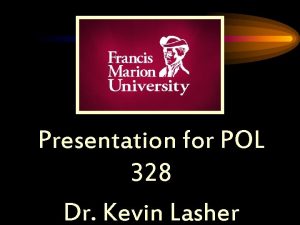 Presentation for POL 328 Dr Kevin Lasher Brezhnev