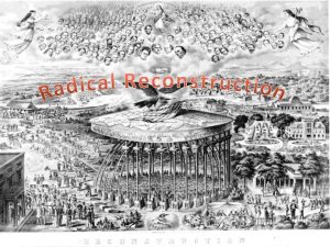 Reconstruction process of reuniting the nation rebuilding the