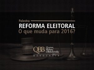 qbbadvocacia LEGISLAO ELEITORAL Cdigo Eleitoral Lei n 4