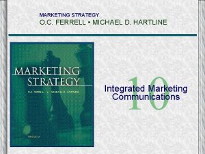 MARKETING STRATEGY O C FERRELL MICHAEL D HARTLINE