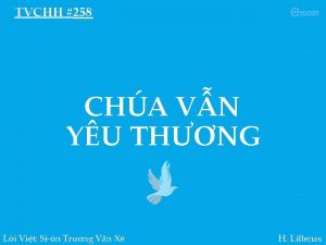 TVCHH 258 CHA VN YU THNG Li Vit