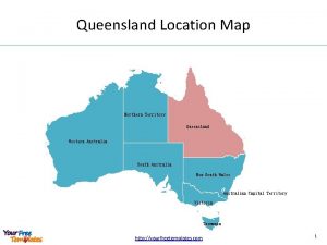 Queensland Location Map Northern Territory Queensland Western Australia