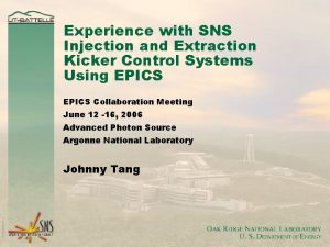 Experience with SNS Injection and Extraction Kicker Control