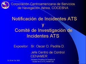 Corporacin Centroamericana de Servicios de Navegacin Area COCESNA