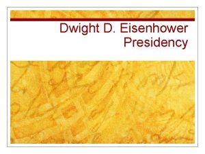 Dwight D Eisenhower Presidency Eisenhower Doctrine n proposes