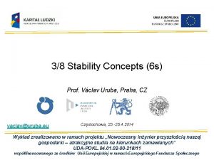 38 Stability Concepts 6 s Prof Vclav Uruba