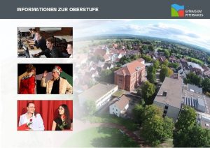 INFORMATIONEN ZUR OBERSTUFE INFORMATIONSVERANSTALTUNG OBERSTUFE ORIENTIERUNGSDATEN Schlerzahl Davon