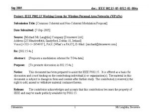 Sep 2005 doc IEEE 802 15 0512 01