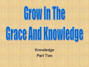 Knowledge Part Two The Revelation Of Knowledge Deuteronomy