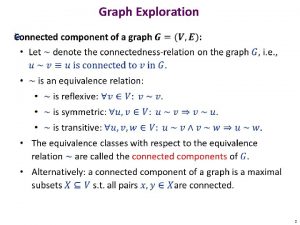 Graph Exploration 2 Breadth First Search 0 7