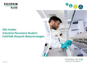 Ellie Hawke Industrial Placement Student FUJIFILM Diosynth Biotechnologies