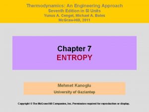 Thermodynamics An Engineering Approach Seventh Edition in SI