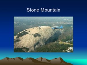 Stone Mountain Gorge Providence Canyon GA Appalachian Mountains