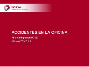 ACCIDENTES EN LA OFICINA Kit de integracin H