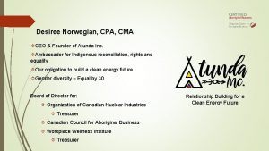 Desiree Norwegian CPA CMA CEO Founder of Atunda