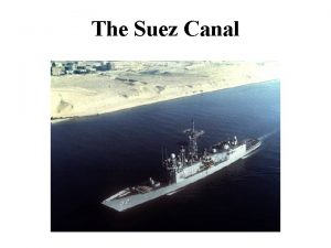 The Suez Canal Background Geology N Construction http