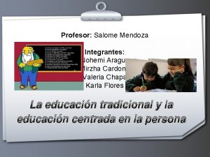 Profesor Salome Mendoza Integrantes Nohemi Araguz Mirzha Cardona