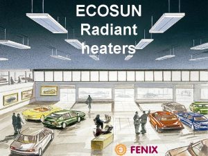 ECOSUN Radiant Heaters for ceiling mounting Radiant heaters