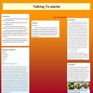 Talking To plants Introduction By Kam Boutin I