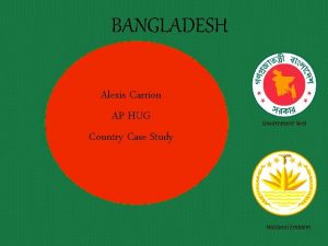 BANGLADESH Alexis Carrion AP HUG Country Case Study