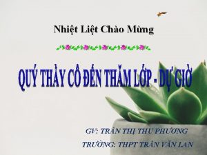 Nhit Lit Cho Mng GV TRN TH THU