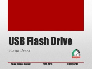 USB Flash Drive Storage Device Amna Hassan Sumait